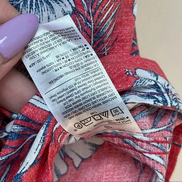 Gap standard fit short sleeve poplin xs - Picture 3 of 5